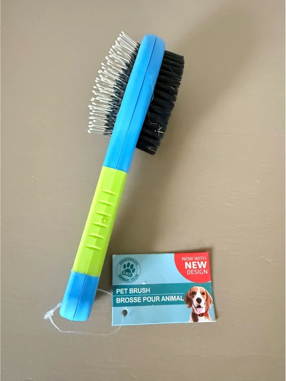 New Double-Sided Dog & Cat Grooming Brush Bristle Brush